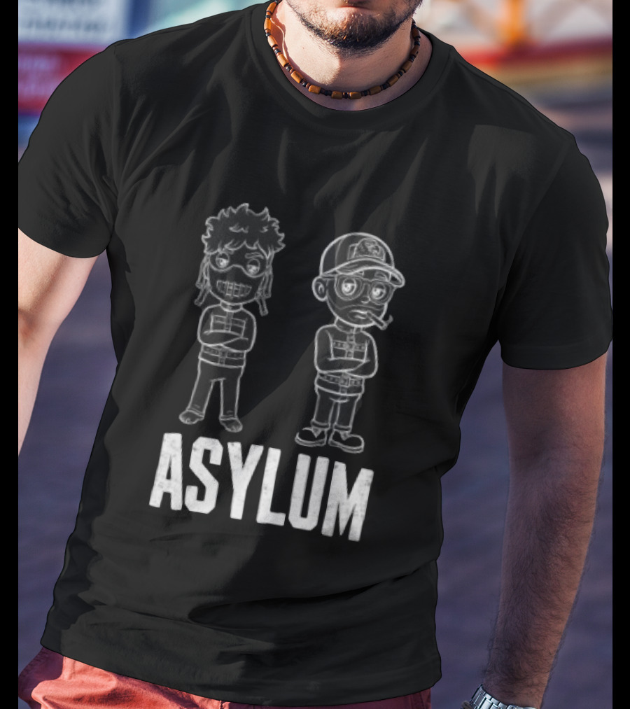 Asylum Remake Store Cartoon Characters T-Shirt