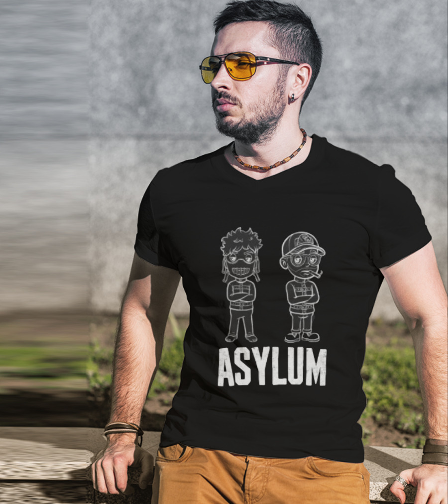 Asylum Remake Store Cartoon Characters T-Shirt