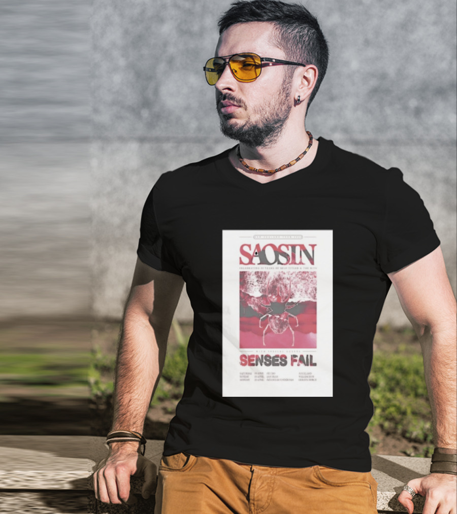 Saosin Sense Fail 2026 New Zealand Tour T-Shirt