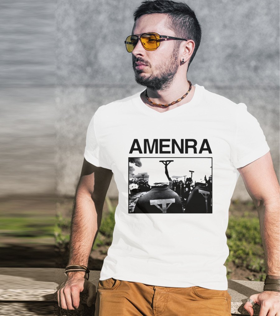 Amenra Ik Vond Je In De Ogen Van Mijn Medemens Crucifix T-Shirt