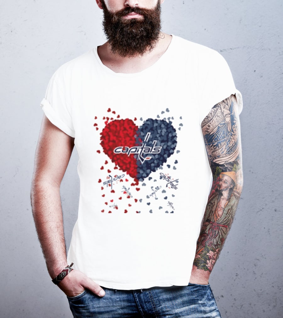Original Capitals Heart Washington Hockey NHL 2026 T-Shirt