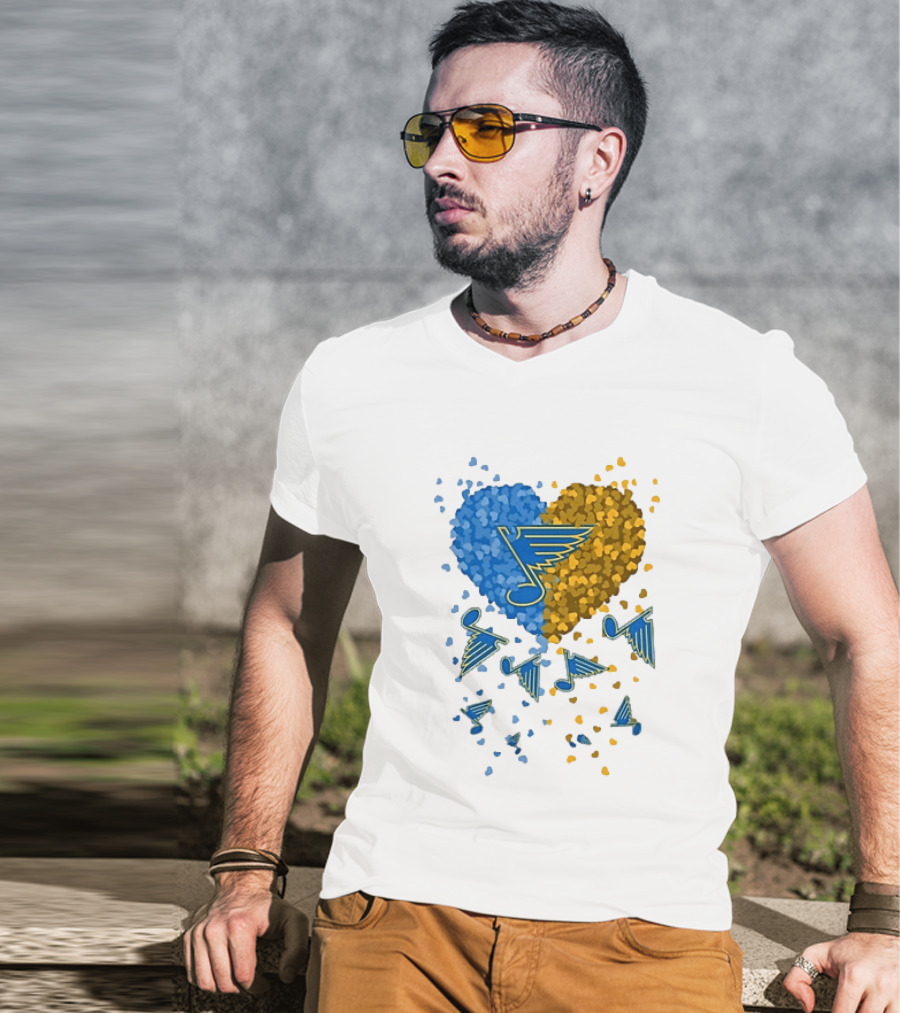 Classic St Louis Blues Heart NHL Hockey 2026 T-Shirt