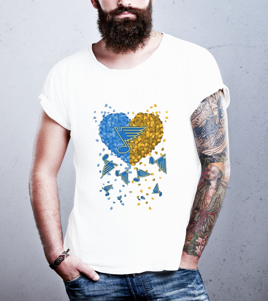 Classic St Louis Blues Heart NHL Hockey 2026 T-Shirt