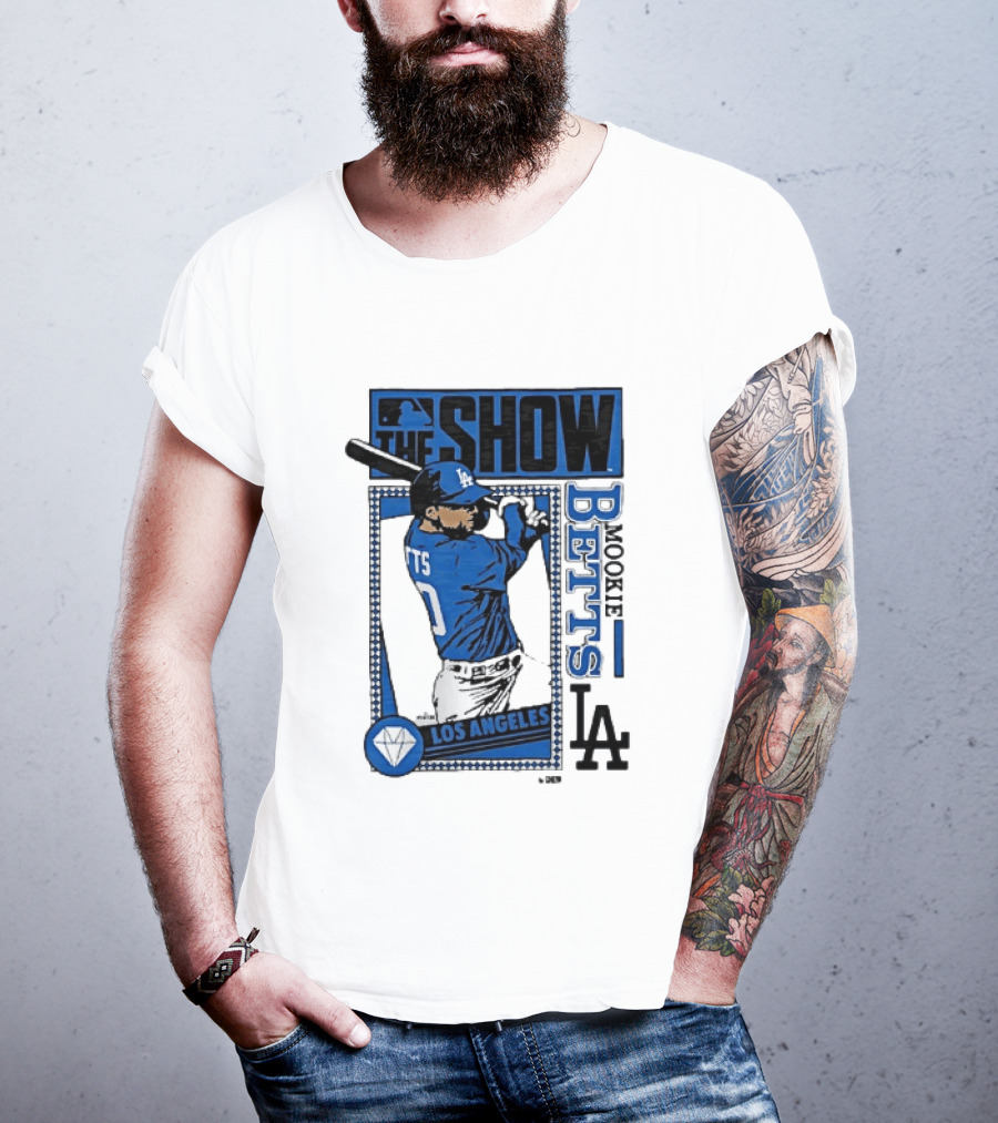 The Show Mookie Betts Los Angeles Dodgers MLB Baseball LA T-Shirt