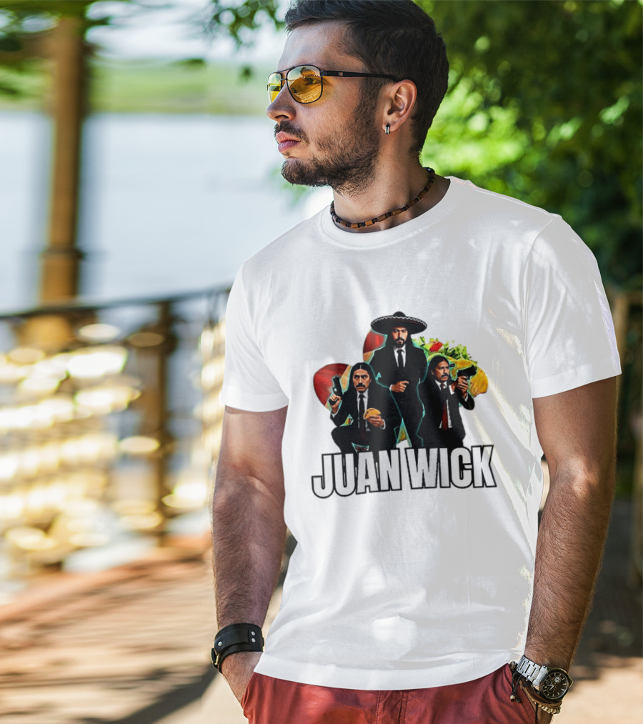 Juan Wick John Wick Taco Sombrero Mexican T-Shirt
