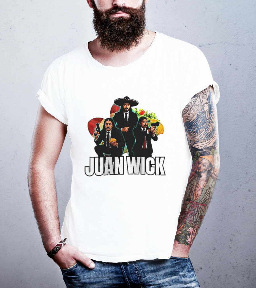 Juan Wick John Wick Taco Sombrero Mexican T-Shirt
