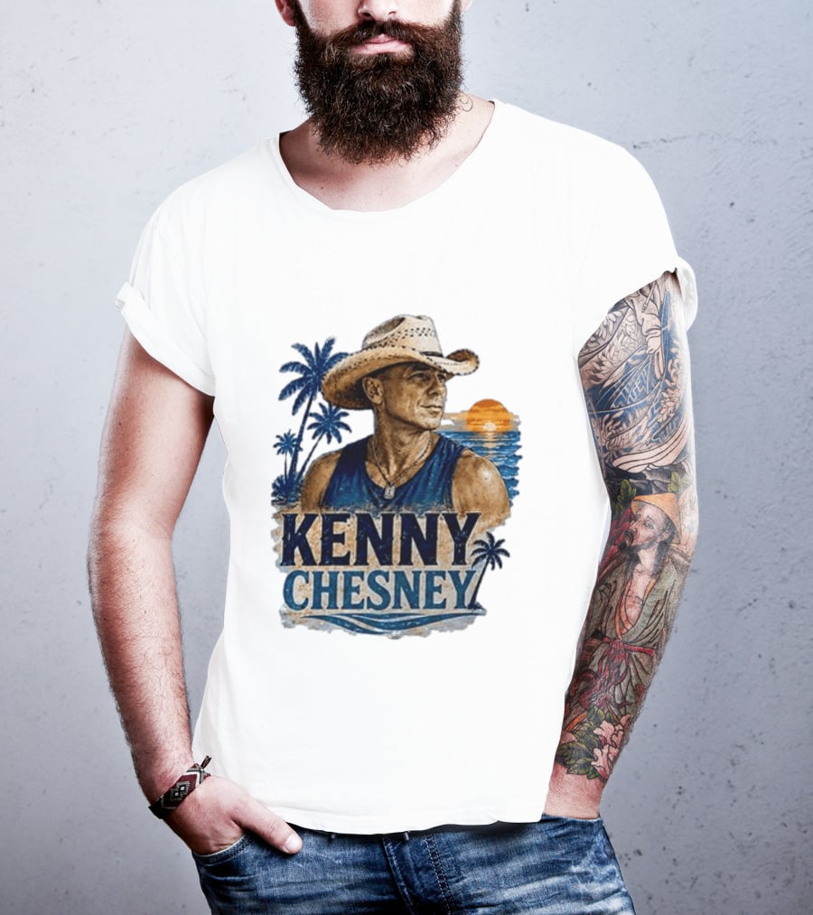 Kenny Chesney Is My Jam Tropical Beach Sunset Vibes T-Shirt