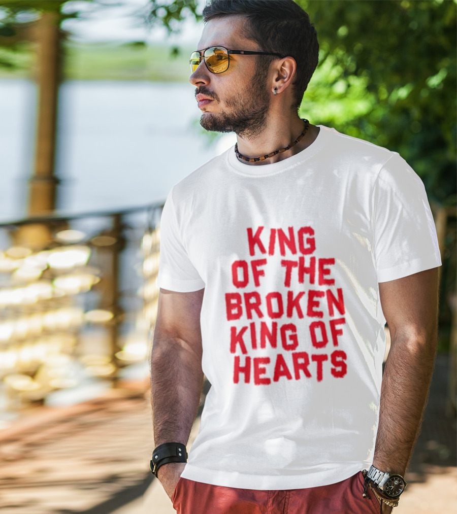 King Of The Broken King Of Hearts Bold Red T-Shirt