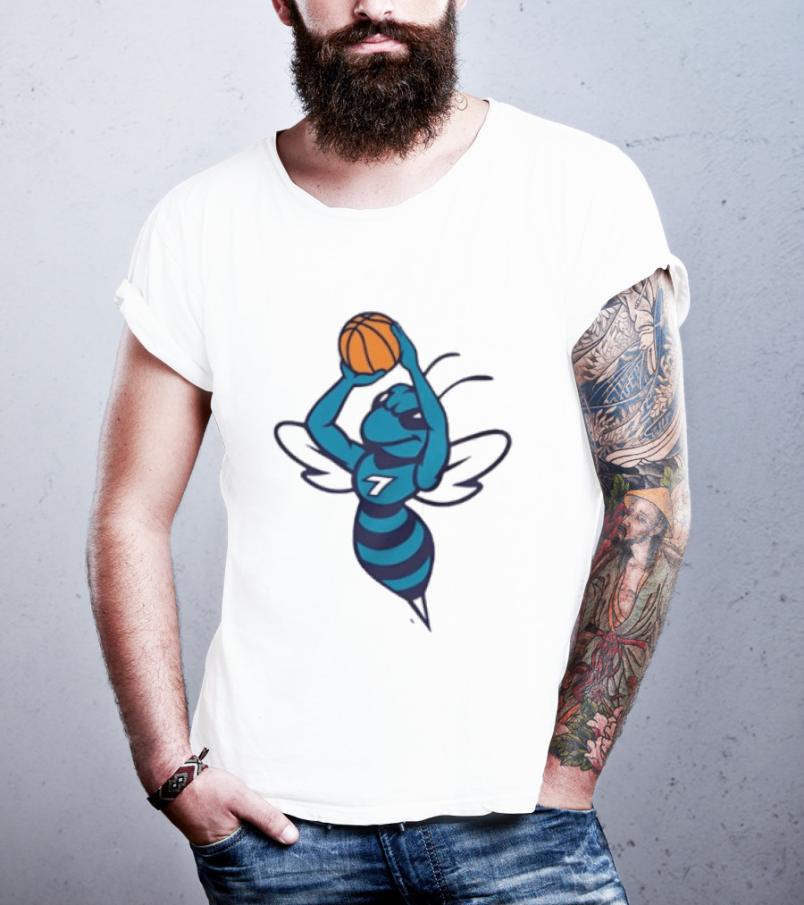 Original Charlotte Hornets Basketball Hornet Shooter T-Shirt