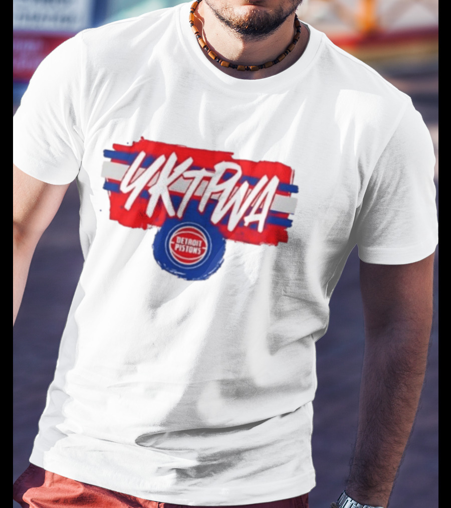 Yktpwa Detroit Pistons Celebration T-Shirt