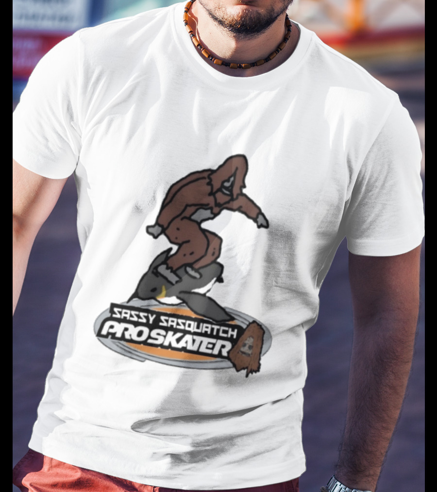 Sassy Sasquatch Pro Skater Meme T-Shirt