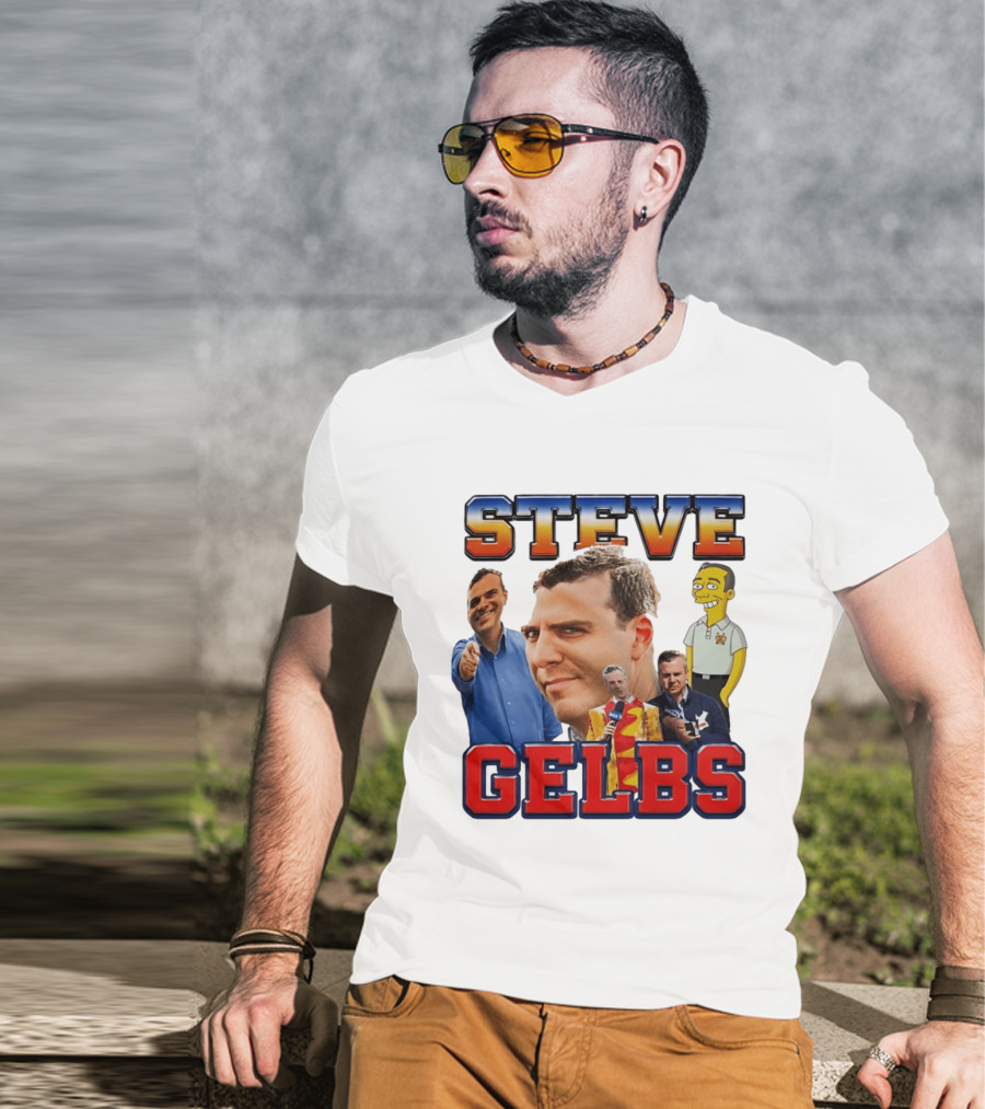 STEVE GELBS SNY Mets Broadcaster Sports Reporter T-Shirt