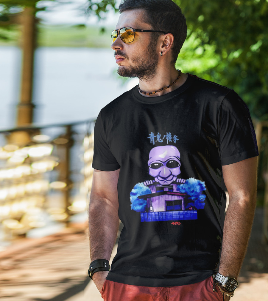 Ao Oni Horror House Anime Collaboration Featuring Moiun T-Shirt