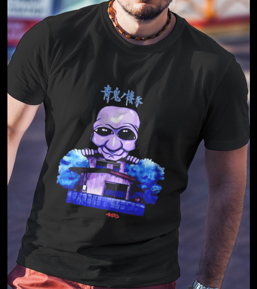 Ao Oni Horror House Anime Collaboration Featuring Moiun T-Shirt