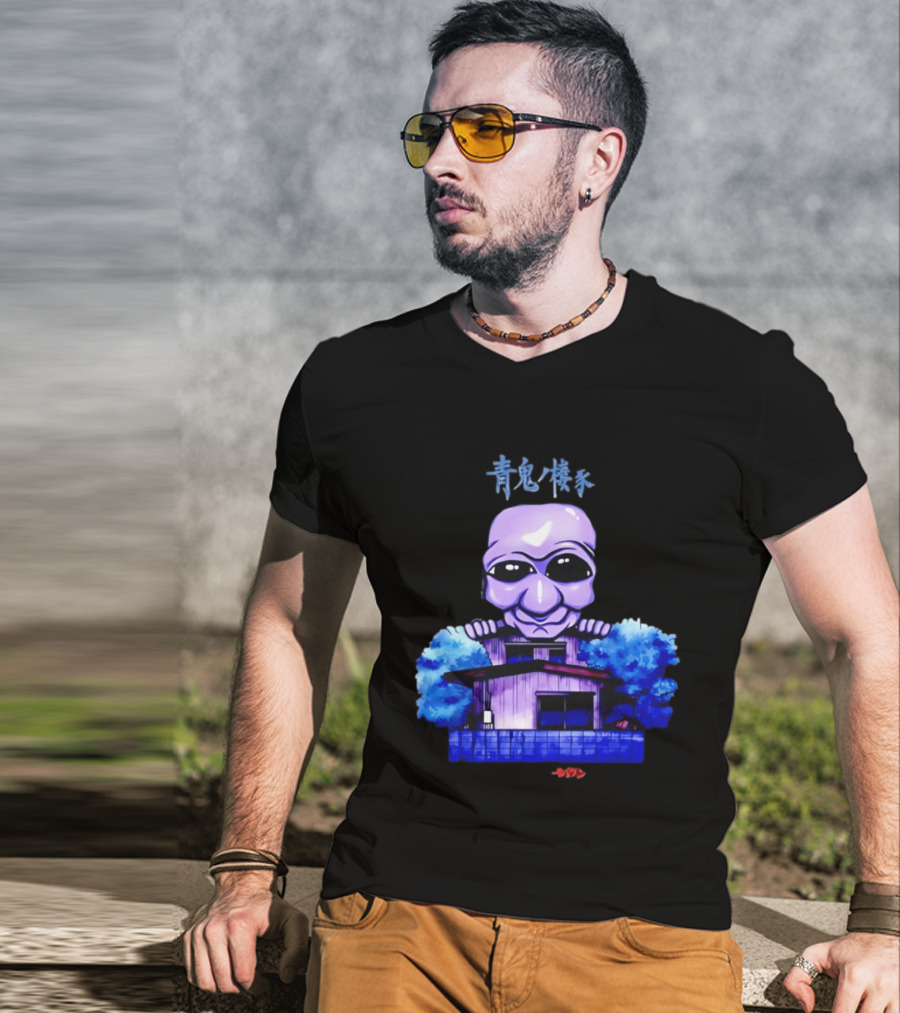 Ao Oni Horror House Anime Collaboration Featuring Moiun T-Shirt