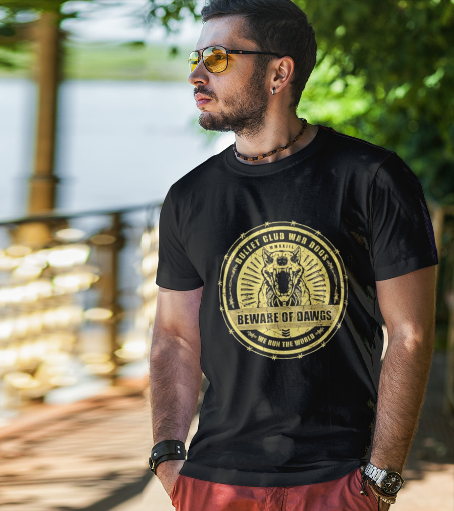 Bullet Club War Dogs Beware Of Dawgs We Run The World MMXXIII T-Shirt
