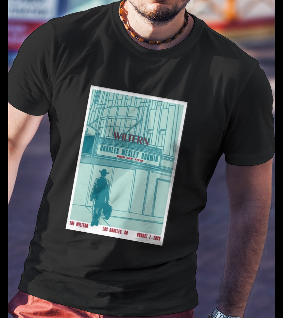 Charles Wesley Godwin Live At The Wiltern With Lilly Hiatt August 7 2026 Los Angeles CA T-Shirt