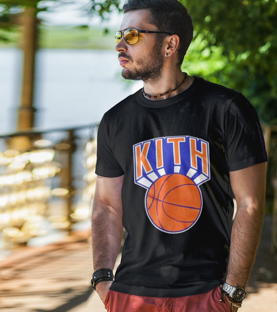 Kith Night New York Knicks Presented By Delta November 2025 Mecca Of Basketball T-Shirt