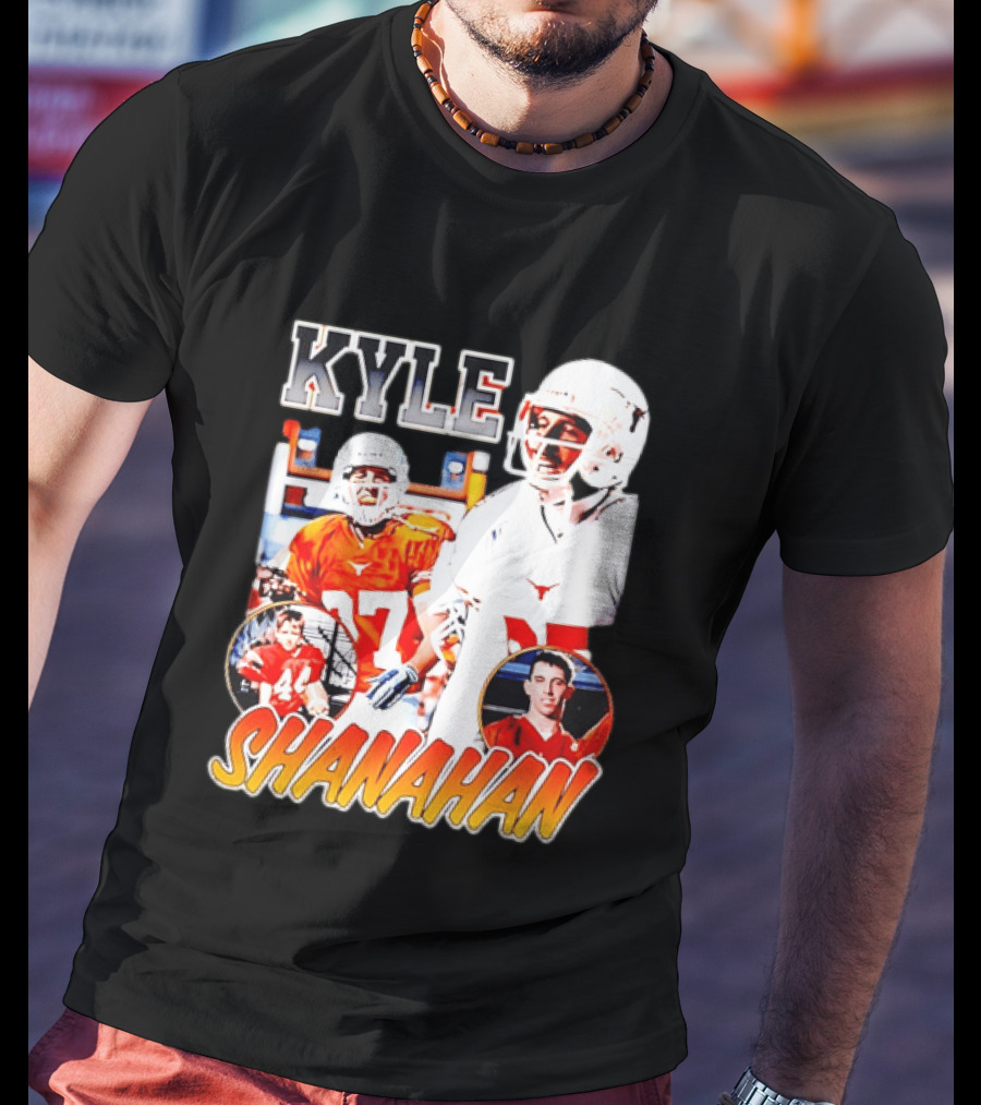 Kyle Shanahan Texas Longhorns Football Legend Player Number 17 T-Shirt
