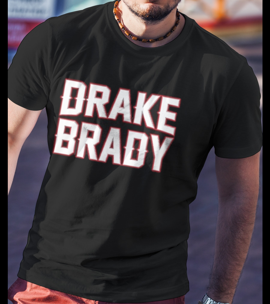 Drake Brady Bold Lettering Sports Fusion T-Shirt