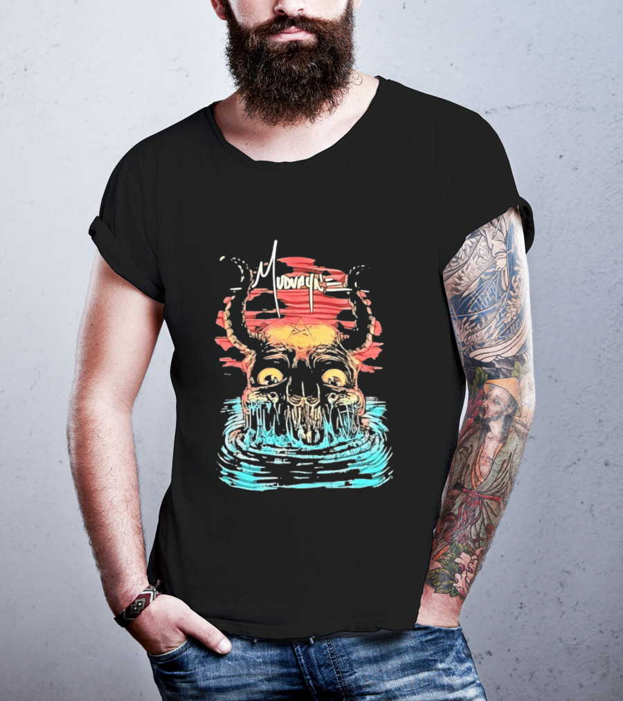 Mudvayne Skull Horns Water Heavy Metal T-Shirt