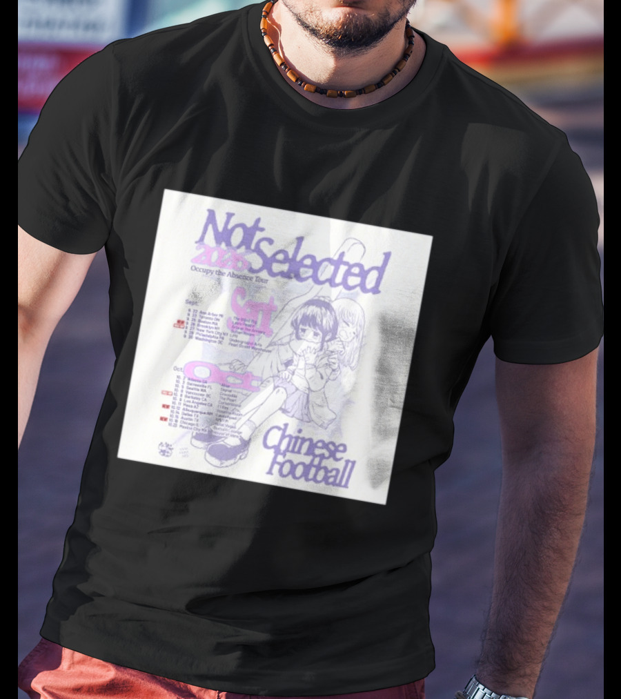 Not Selected 2026 Occupy The Absence Tour Chinese Football Anime T-Shirt