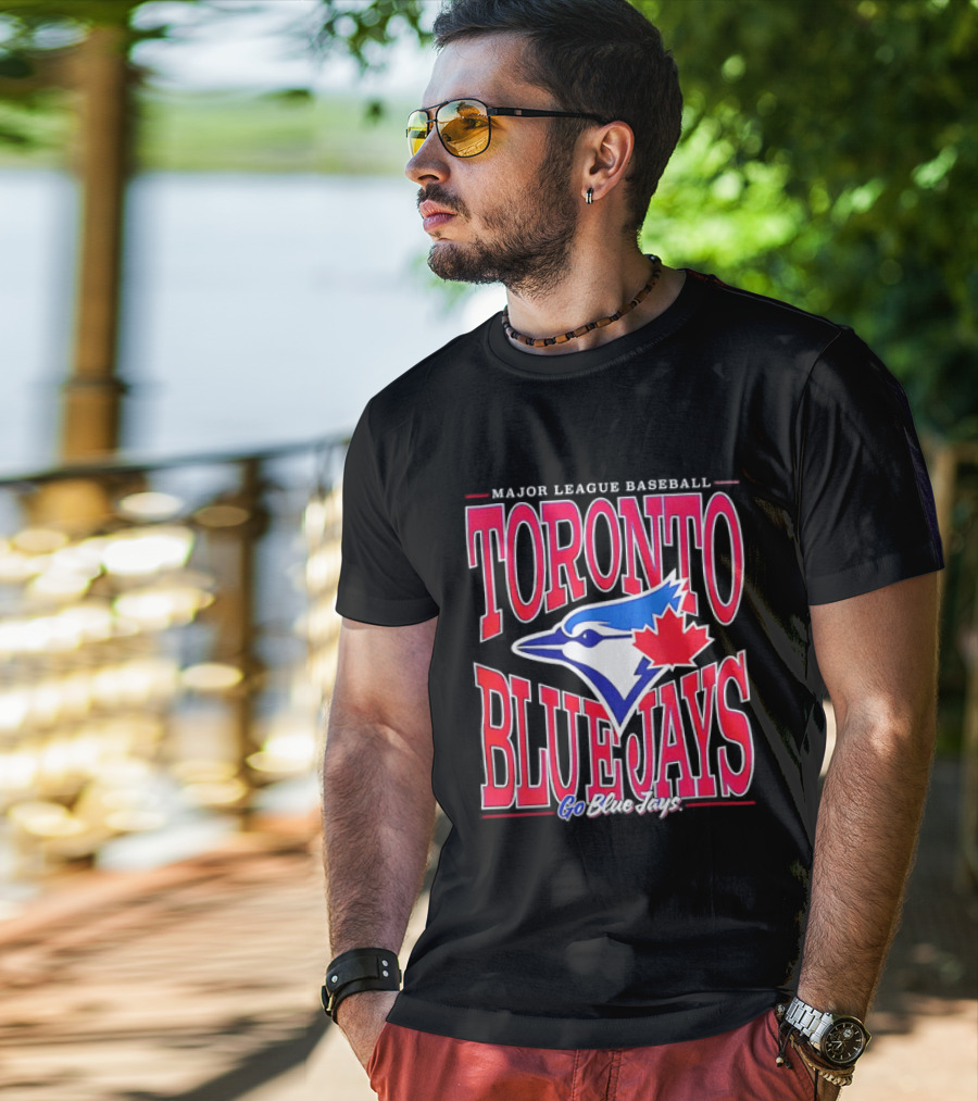 Toronto Blue Jays Major League Baseball Go Blue Jays T-Shirt