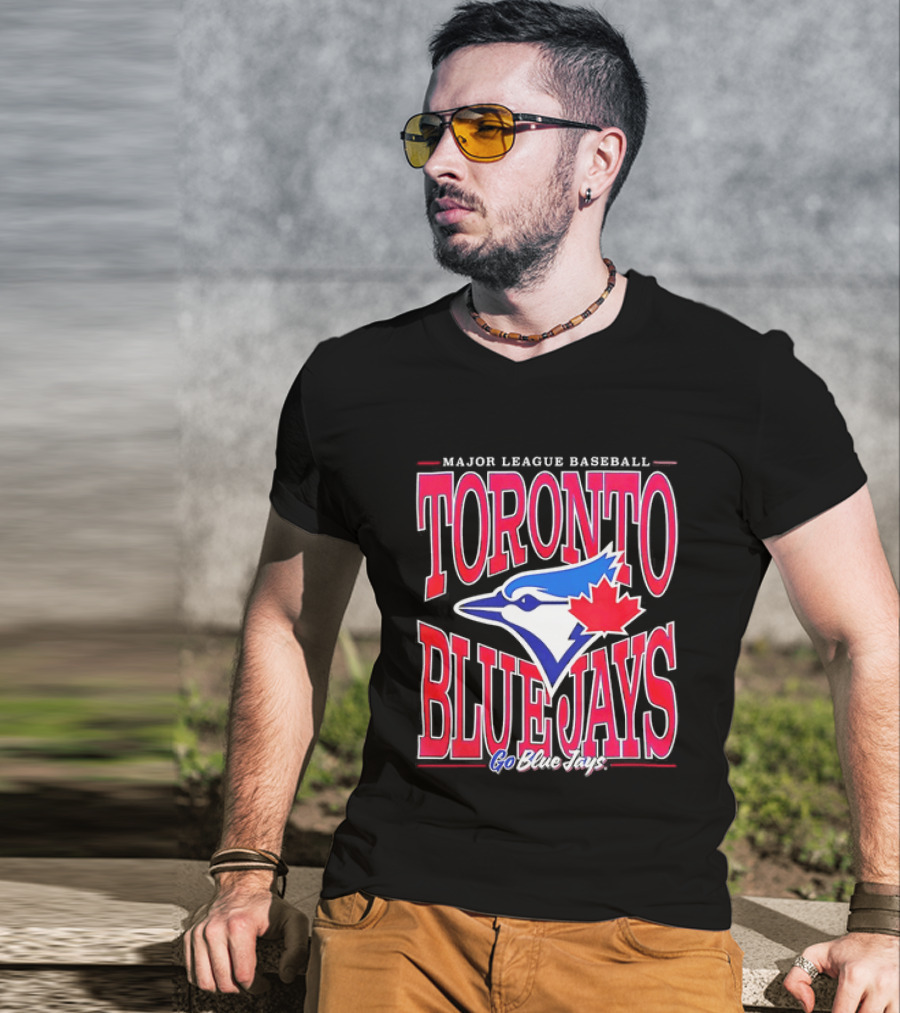 Toronto Blue Jays Major League Baseball Go Blue Jays T-Shirt