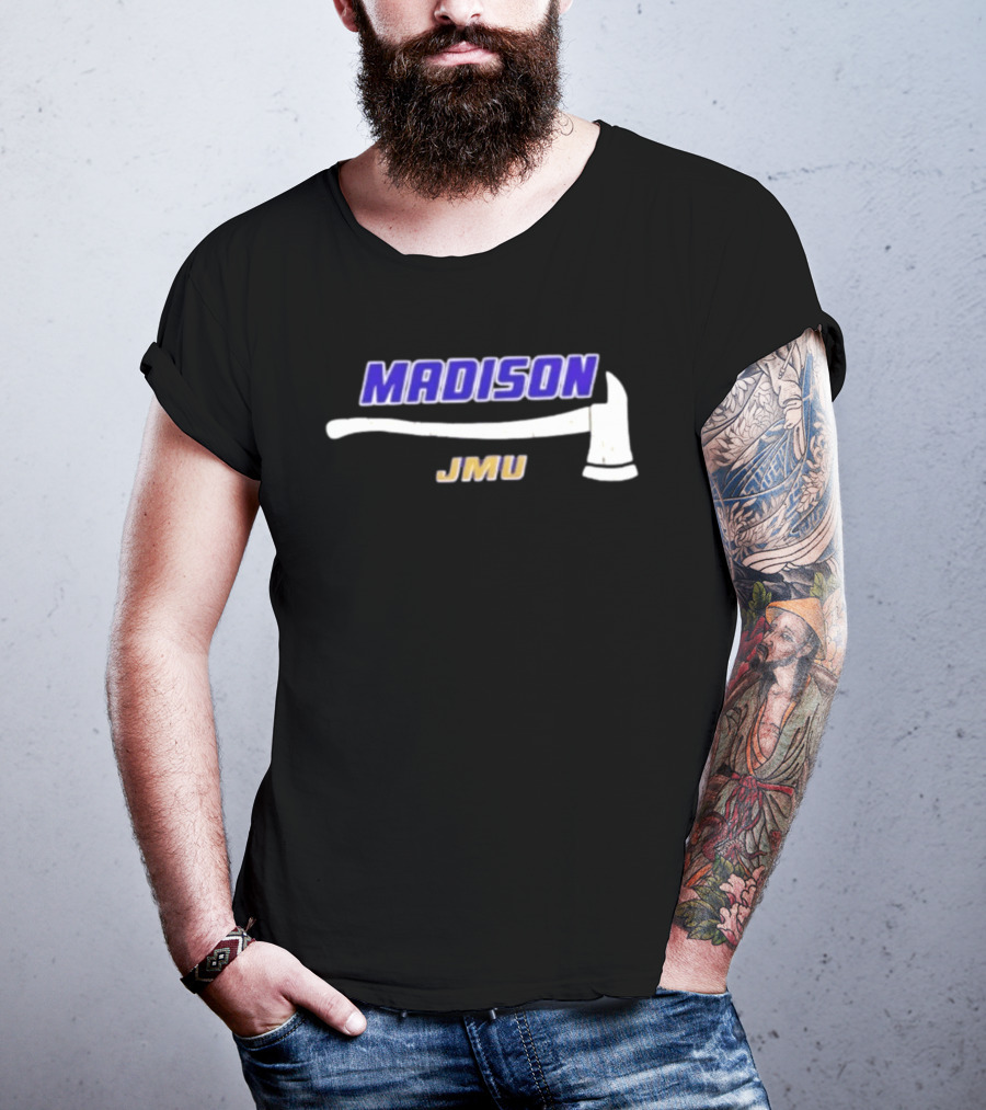 Original Firefighter Fire Dept Always Ready Madison JMU T-Shirt
