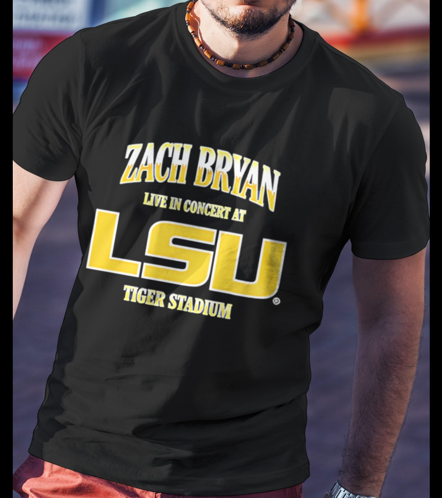 Zach Bryan Live In Concert At LSU Tiger Stadium T-Shirt