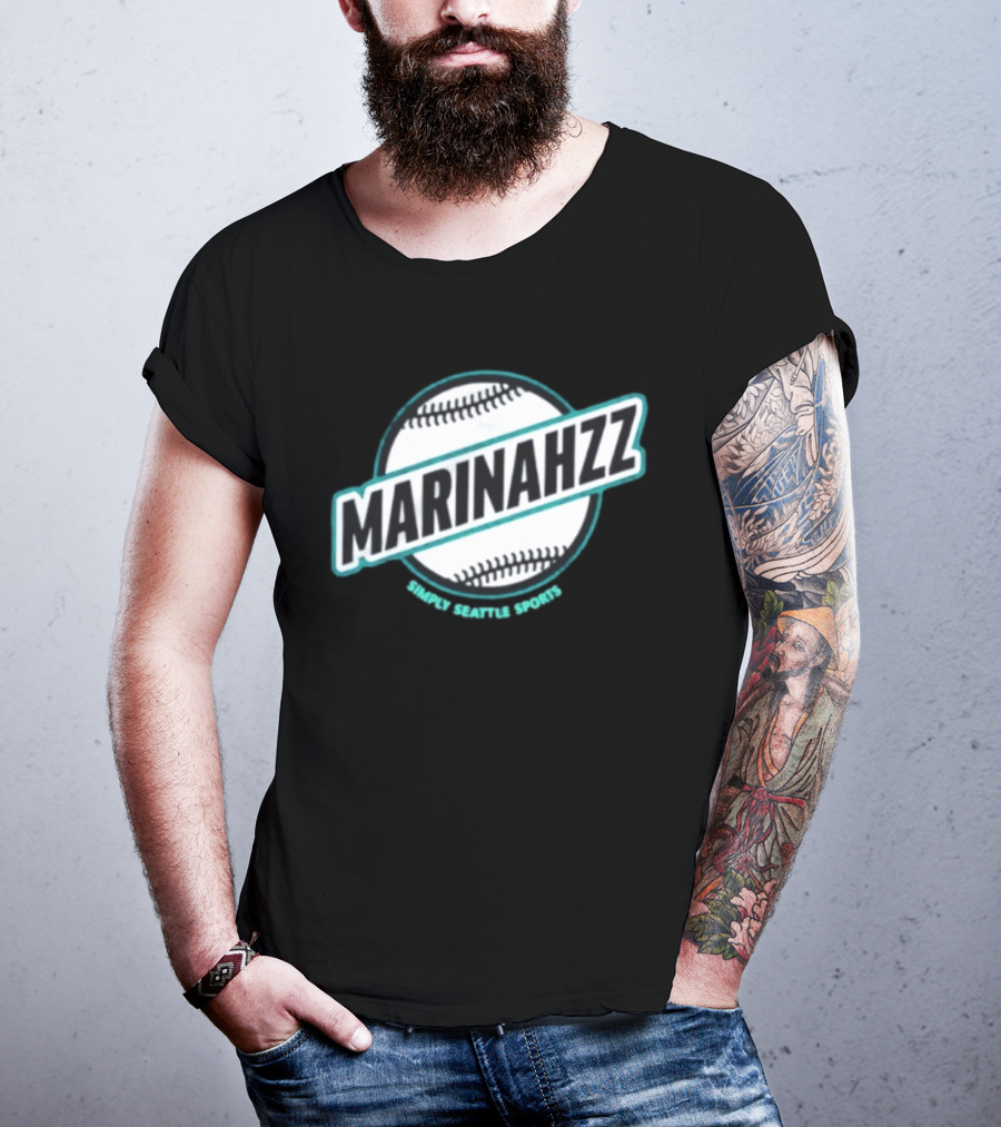 Marinahzz Simply Seattle Mariners Sports Baseball T-Shirt