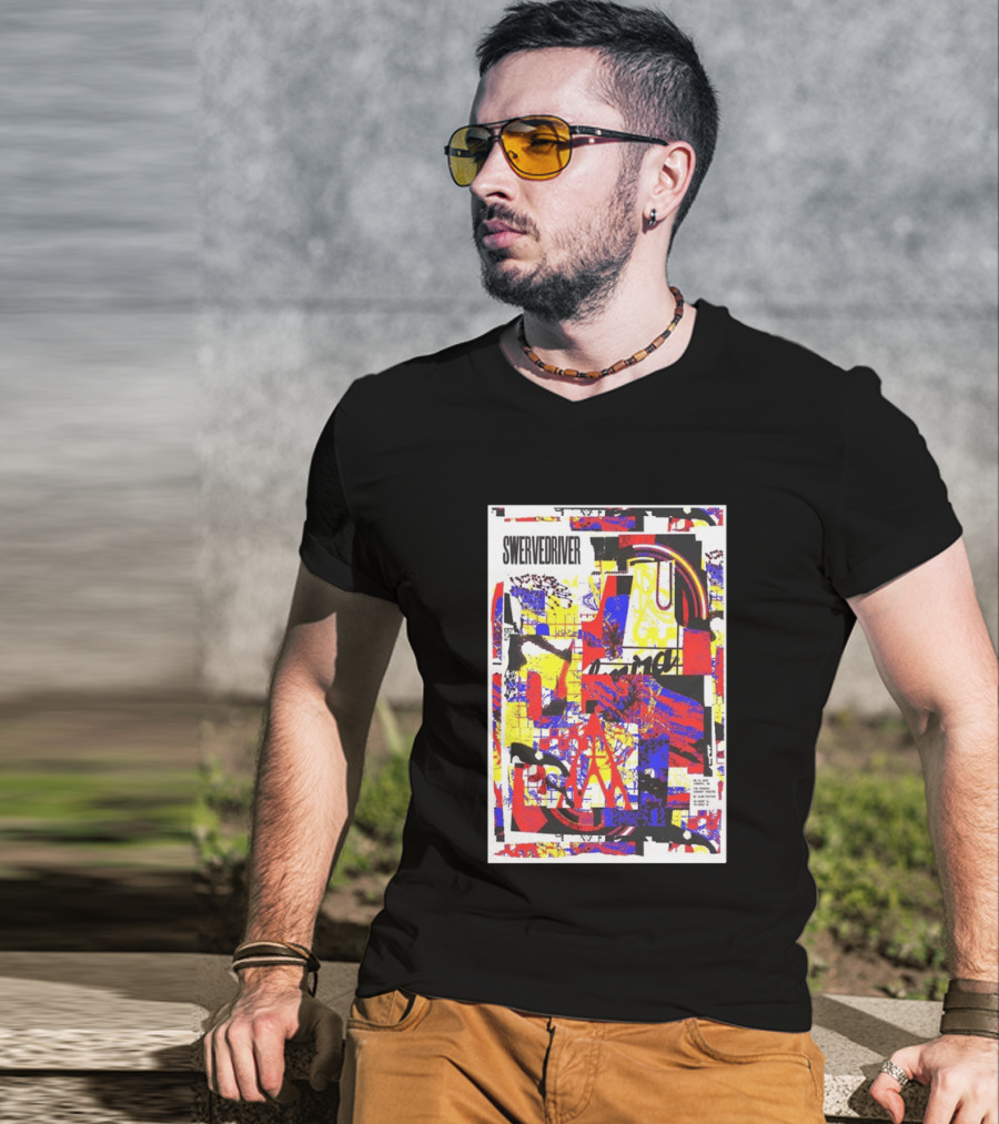 Swervedriver Phoenix Concert Theatre Toronto ON Aug 21 2026 Vibrant Abstract Collage T-Shirt