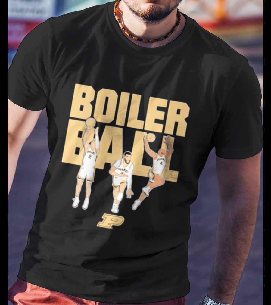 Braden Smith Fletcher Loyer Trey Kaufman Renn Purdue Basketball Boiler Ball T-Shirt