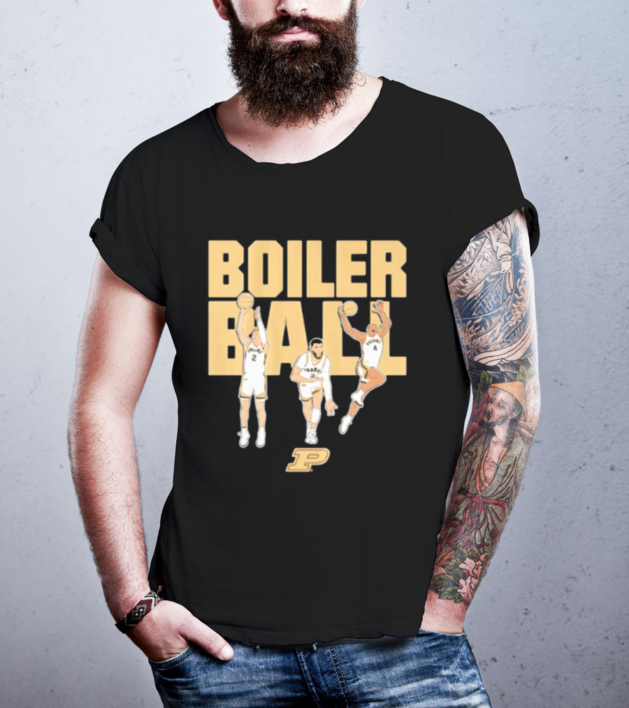 Braden Smith Fletcher Loyer Trey Kaufman Renn Purdue Basketball Boiler Ball T-Shirt