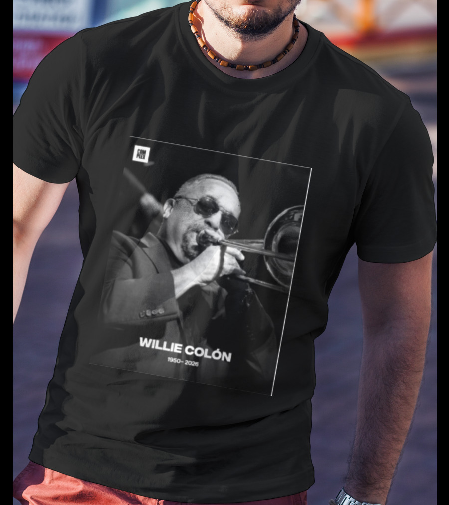 Willie Colón 1950 2026 Rest In Peace Salsa Giant T-Shirt