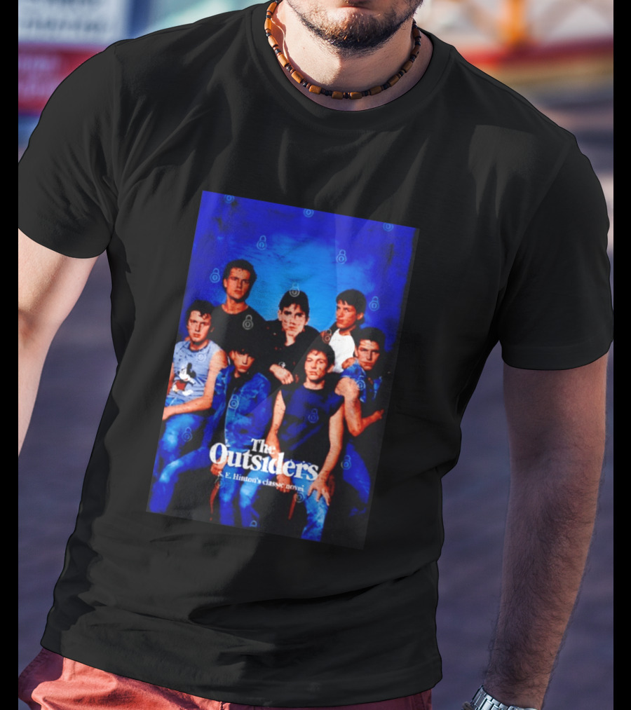 The Outsiders S E Hinton's Classic Novel Cover Group T-Shirt