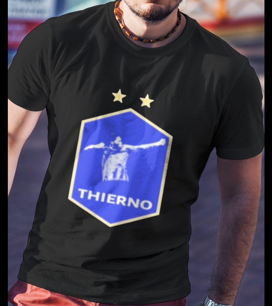 Thierno Barry Everton FC Two Stars Blue Crest T-Shirt