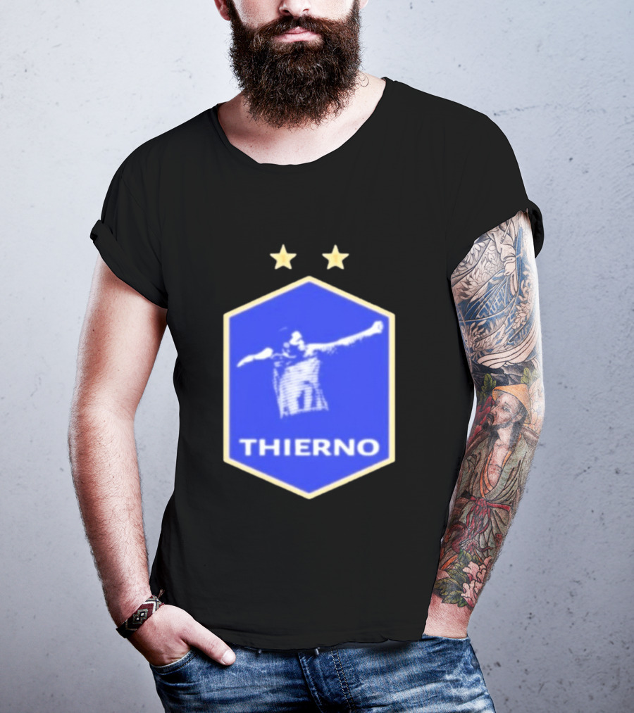 Thierno Barry Everton FC Two Stars Blue Crest T-Shirt