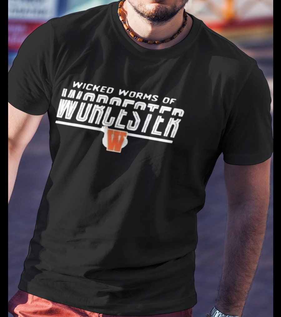 Trendy Worcester Red Sox Wicked Worms Burnt Orange Worcester T-Shirt