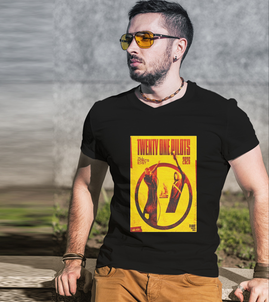 Twenty One Pilots All Points East 2026 Victoria Park London August 30 Tour T-Shirt