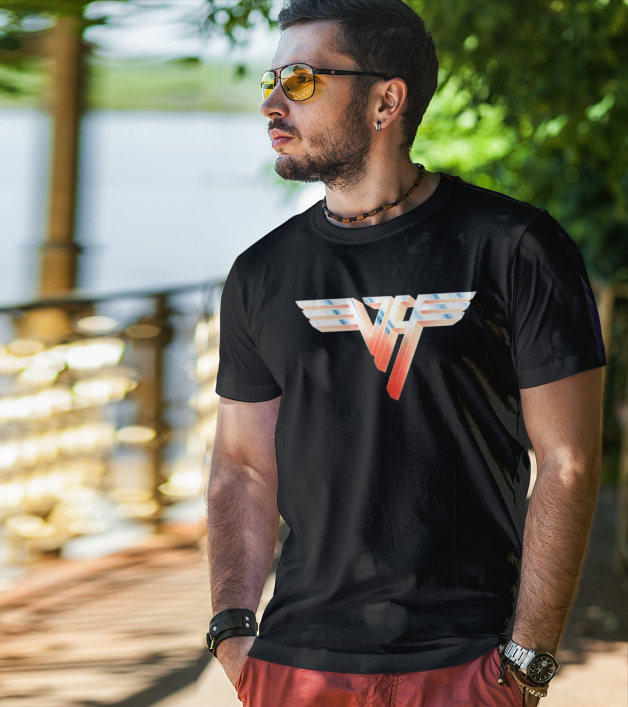Van Halen VH Emblem Classic Rock T-Shirt