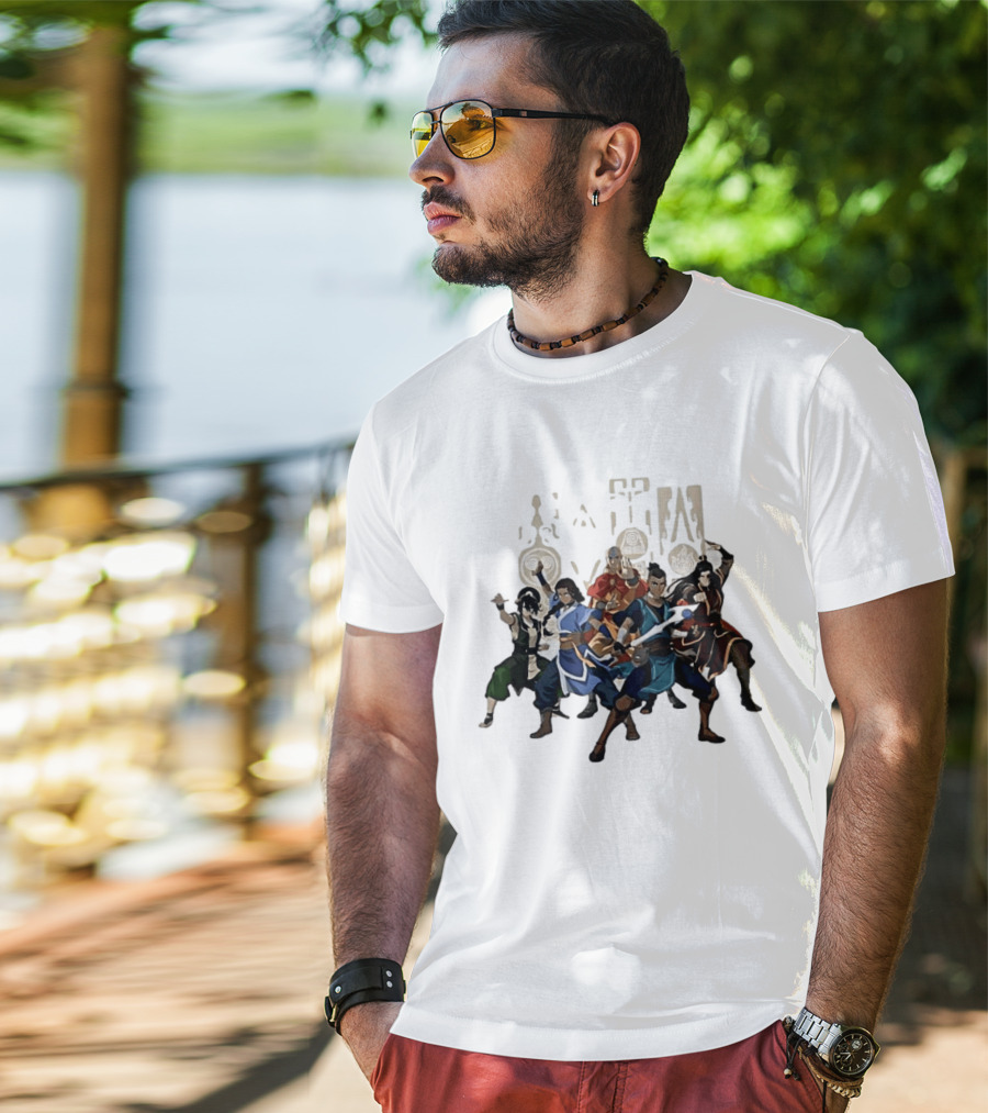 Avatar The Last Airbender Aang Katara Toph Sokka Zuko Elemental T-Shirt