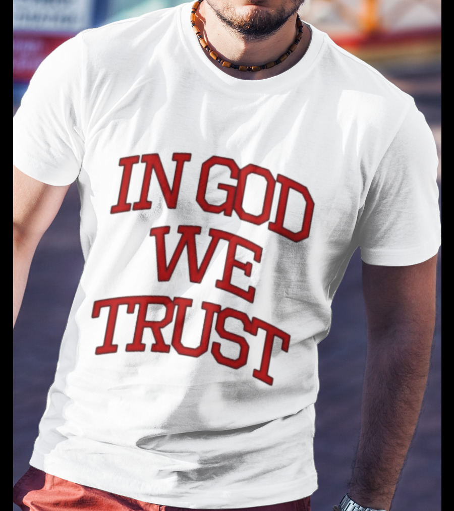 In God We Trust Bold Red T-Shirt