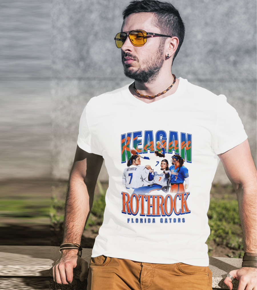 Keagan Rothrock Florida Gators Rothrock 7 Baseball Softball Athlete T-Shirt