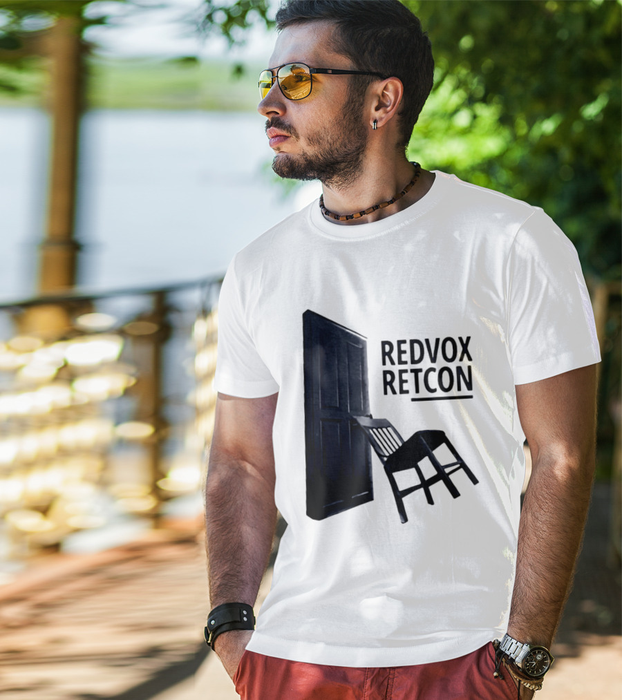 Red Vox Retcon Album Door And Chair T-Shirt