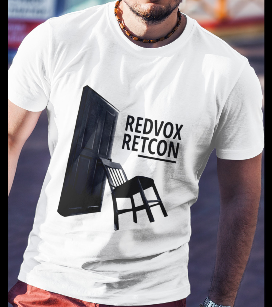 Red Vox Retcon Album Door And Chair T-Shirt
