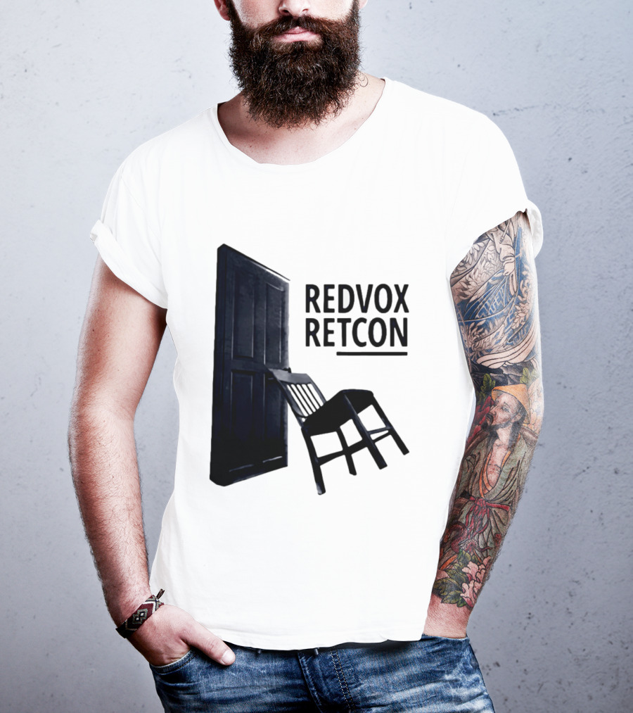 Red Vox Retcon Album Door And Chair T-Shirt
