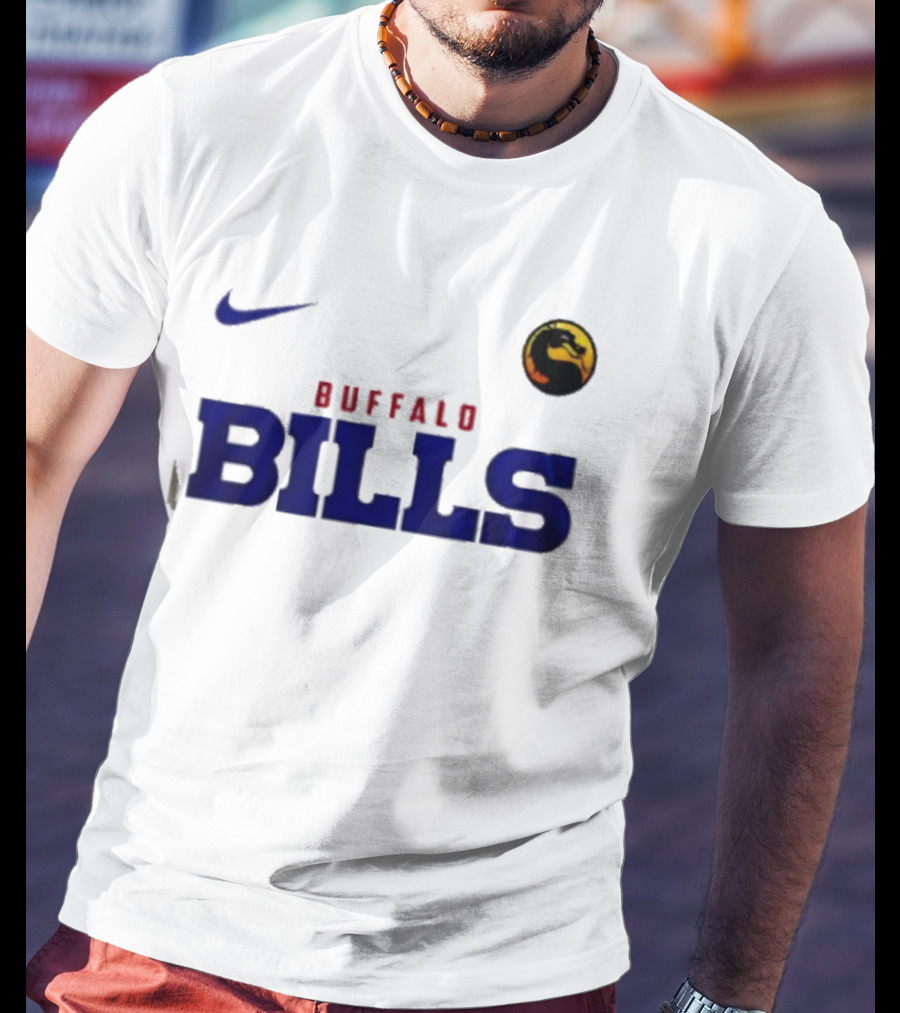 Nike Sub Zero Buffalo Bills Mortal Kombat Crossover Freeze Your Soul T-Shirt