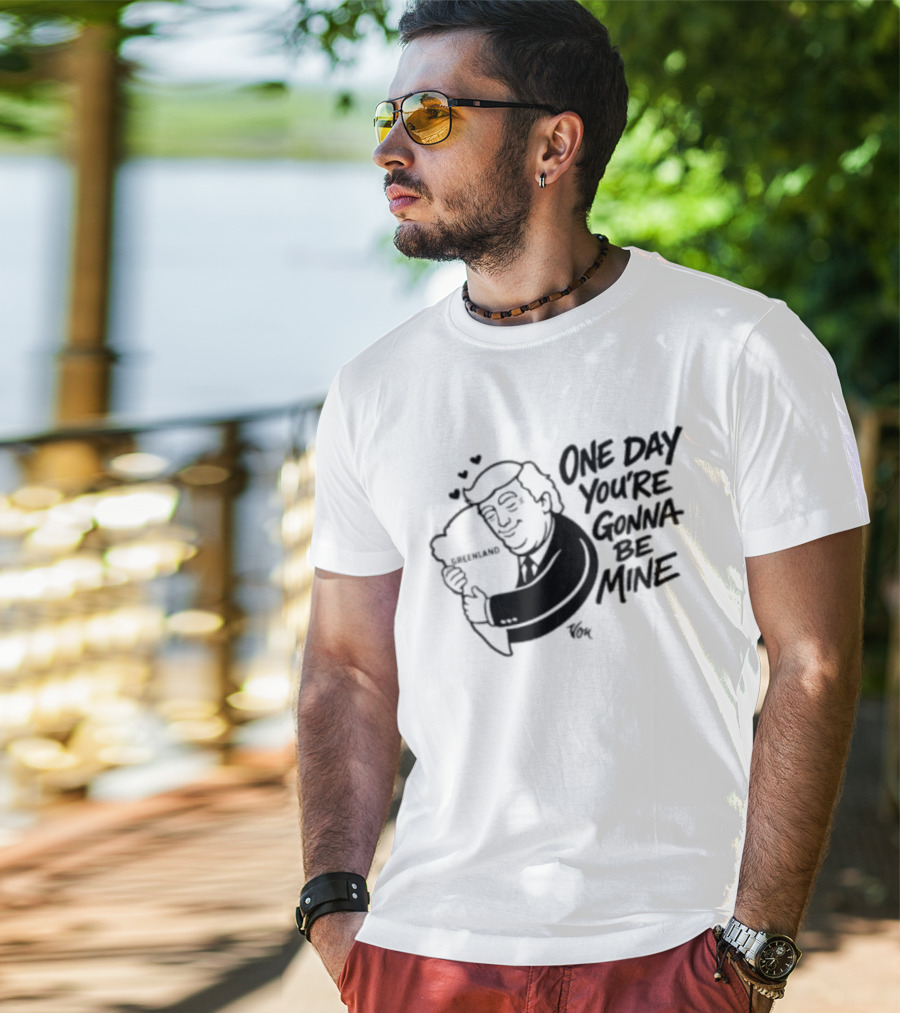 One Day Youre Gonna Be Mine Trump Hugging Pillow Hearts T-Shirt
