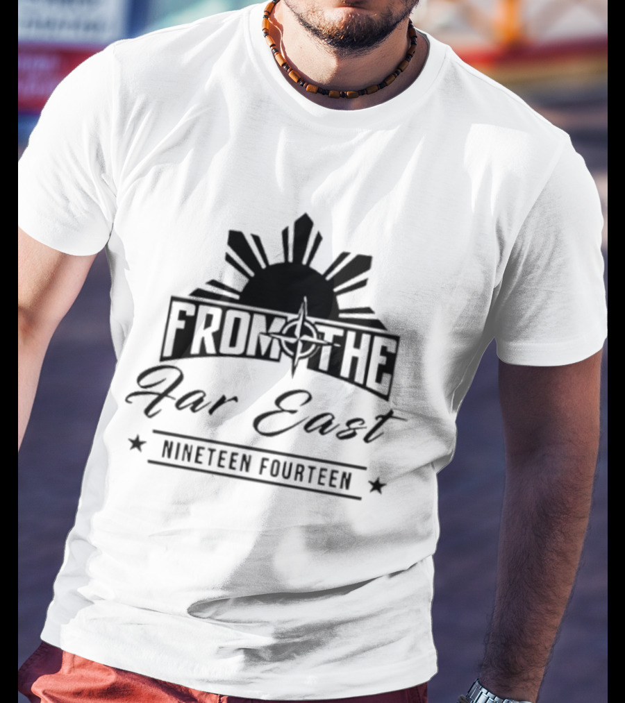 From The Far East Nineteen Fourteen Sunburst Star T-Shirt